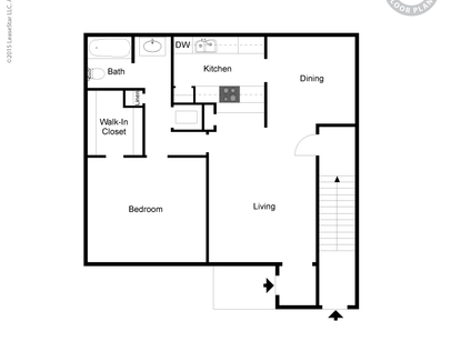 1 Bedroom/1 Bath: Beds - 1: Baths - 1: SqFt Range - 769 to 769