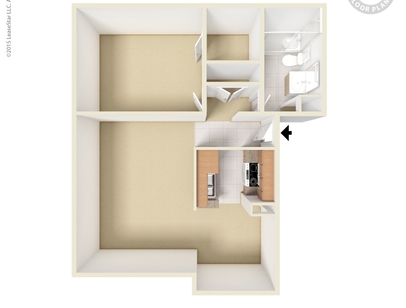 Patio Or Balcony: Beds - 1: Baths - 1: SqFt Range - 701 to 701