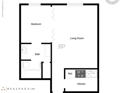 1 Bd/1 Bath/Cab.: Beds - 1: Baths - 1: SqFt Range - 523 to 523