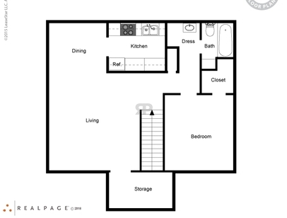 1 Bd/1 Bath/Med.: Beds - 1: Baths - 1: SqFt Range - 816 to 816