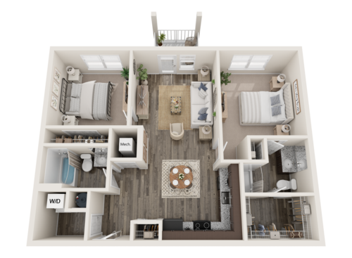 Tidewell - 2 Bedroom, 2 Bathroom