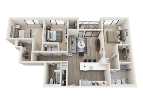 Hercules - 3 Bedroom Floor Plan