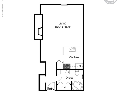 Studio: Beds - 1: Baths - 1: SqFt Range - 512 to 512