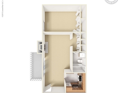 1 Bd/1 Bath: Beds - 1: Baths - 1: SqFt Range - 662 to 662