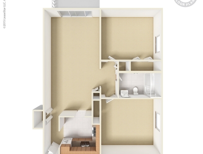 2 Bd/1 Bath: Beds - 2: Baths - 1: SqFt Range - 838 to 838