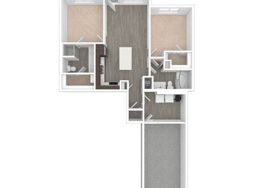 Bradford - Lower: Beds - 2: Baths - 2: SqFt Range - 1010 to