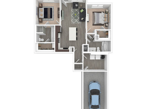 Bradford - Lower: Beds - 2: Baths - 2: SqFt Range - 1010 to