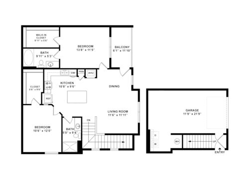 Camden: Beds - 2: Baths - 2: SqFt Range - 1055 to 1055