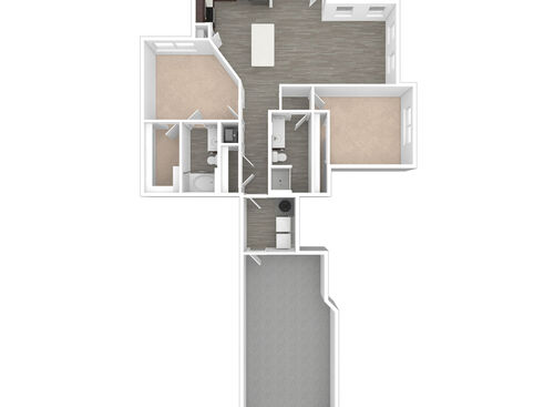 Oxford: Beds - 2: Baths - 2: SqFt Range - 1165 to 1165