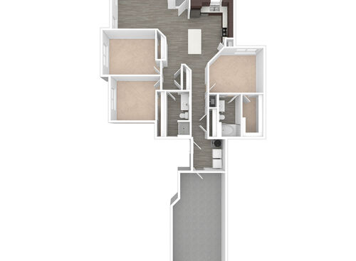 Brighton - Lower: Beds - 3: Baths - 2: SqFt Range - 1370 to 1370