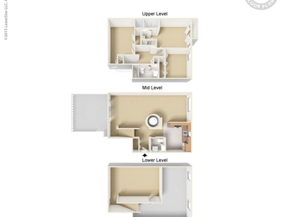 3 Bd 21/2 Bt Freestand F/P: Beds - 3: Baths - 2.5: SqFt Range - 1727 to 1727
