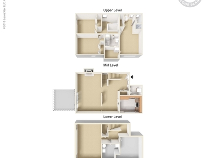 3BD 21/2BT FIREPLACE: Beds - 3: Baths - 2.5: SqFt Range - 2072 to 2072