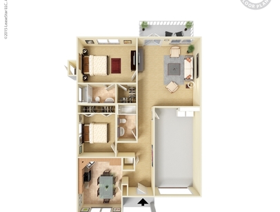 A: Beds - 2: Baths - 2: SqFt Range - 1569 to 1569