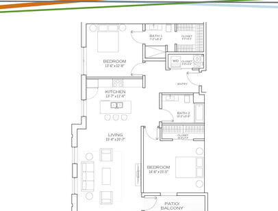 Fredrick: Beds - 2: Baths - 2: SqFt Range - 1340 to 1340