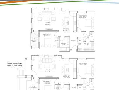 Sutton: Beds - 2: Baths - 2: SqFt Range - 1280 to 1280