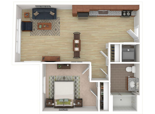 Waverly - 1 Bed, 1 Bath