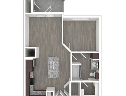 A1: Beds - 1: Baths - 1: SqFt Range - 695 to 695