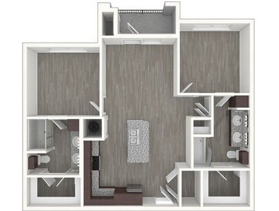 B1: Beds - 2: Baths - 2: SqFt Range - 1005 to 1005