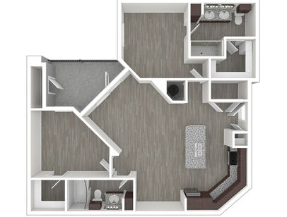 B2: Beds - 2: Baths - 2: SqFt Range - 1005 to 1005