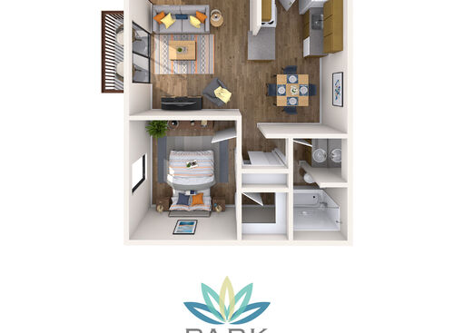 1x1 B: Beds - 1: Baths - 1: SqFt Range - 650 to 650