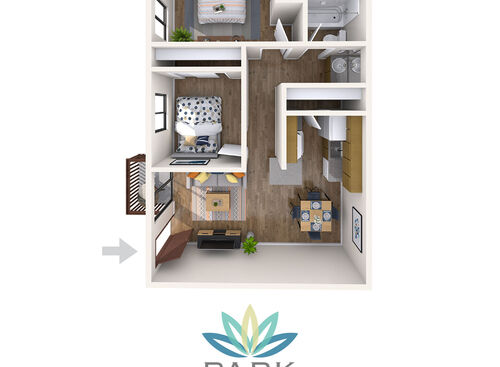 2x1: Beds - 2: Baths - 1: SqFt Range - 800 to 800