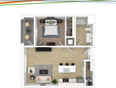 Davy: Beds - 1: Baths - 1: SqFt Range - 790 to 790