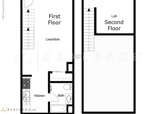Live/Work Space: Beds - 1: Baths - 1: SqFt Range - 675 to 835