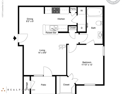 Post Oak: Beds - 1: Baths - 1: SqFt Range - 679 to 746