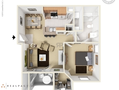 Post Oak: Beds - 1: Baths - 1: SqFt Range - 679 to 746