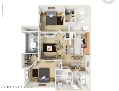 Red Oak: Beds - 2: Baths - 2: SqFt Range - 935 to 1023