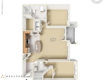 Red Oak: Beds - 2: Baths - 2: SqFt Range - 935 to 1023