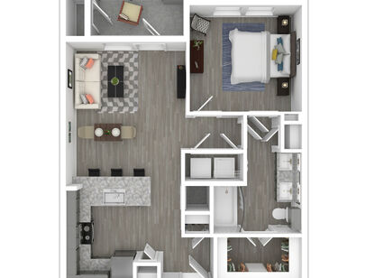 A1: Beds - 1: Baths - 1: SqFt Range - 745 to 745