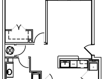 Mayfield: Beds - 1: Baths - 1: SqFt Range - 758 to 758