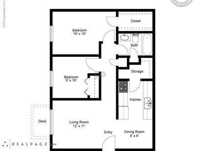 2 Bedroom: Beds - 2: Baths - 1: SqFt Range - 837 to 837