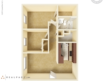 2 Bedroom: Beds - 2: Baths - 1: SqFt Range - 837 to 837