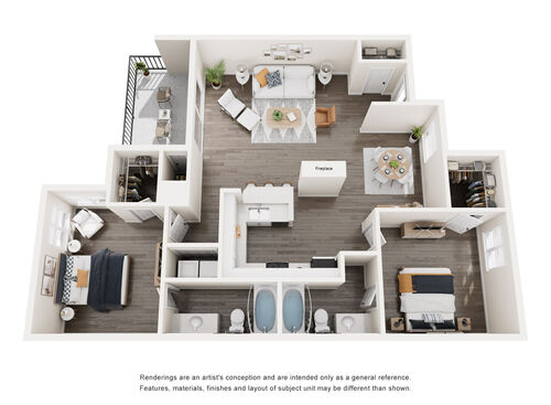 B2: Beds - 2: Baths - 2: SqFt Range - 960 to 960