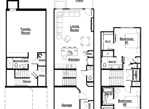 The Mellencamp: Beds - 2: Baths - 3.5: SqFt Range - 1991 to 1991