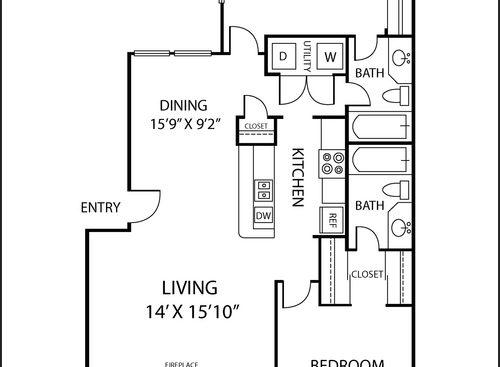 B2: Beds - 2: Baths - 2: SqFt Range - 1046 to 1046