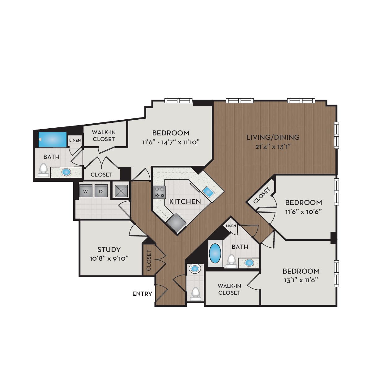 Apartment 243 floorplan