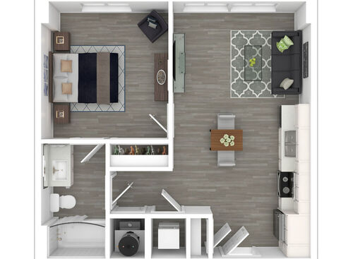 AB330, AB350, AB370, AB380: Beds - 1: Baths - 1: SqFt Range - 570 to 570