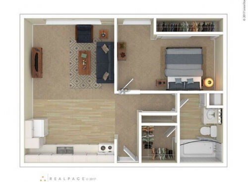 Senior: Beds - 1: Baths - 1: SqFt Range - 540 to 540