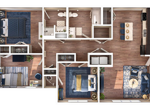 River West VI - Three Bedroom