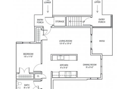 One Bedroom: Beds - 1: Baths - 1: SqFt Range - 690 to