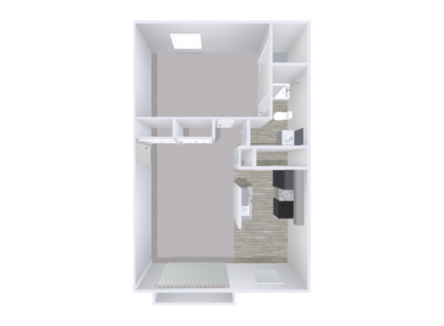 The Ayers: Beds - 1: Baths - 1: SqFt Range - 720 to 769