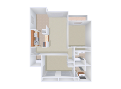 The Byland: Beds - 2: Baths - 2: SqFt Range - 1156 to 1156