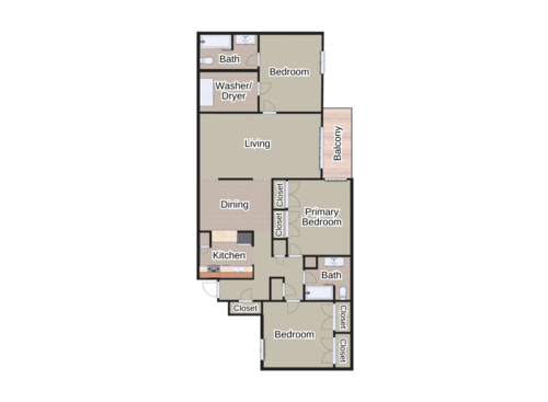 The Cambridge: Beds - 3: Baths - 2: SqFt Range - 1508 to 1508