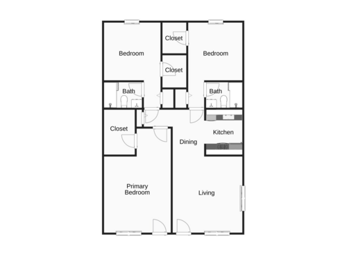 The Cambridge: Beds - 3: Baths - 2: SqFt Range - 1097 to 1097