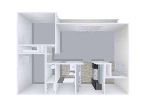 The Bonelli: Beds - 2: Baths - 1: SqFt Range - 860 to 860