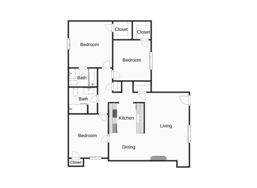 The Cambridge: Beds - 3: Baths - 2: SqFt Range - 1295 to 1295
