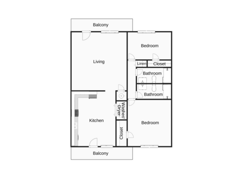 The Bonelli: Beds - 2: Baths - 2: SqFt Range - 1084 to 1084